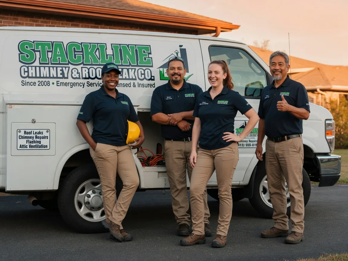 Chimney flashing repair company in Aurora, ME